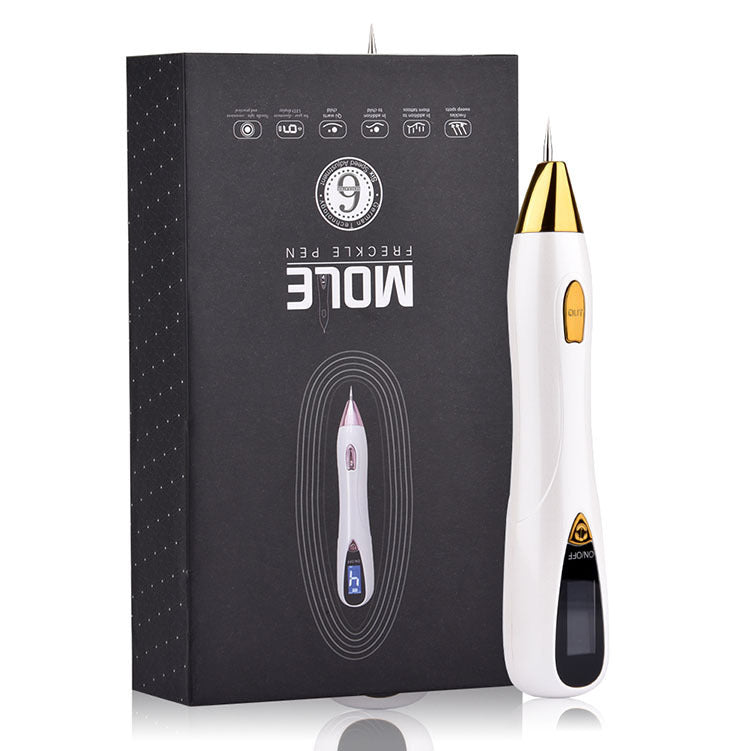 JMT-633290 Mini Mole Spot Remover Pen - Portable Skin Treatment Tool with Multiple Needle Options and USB Charging