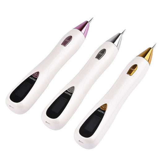 JMT-633290 Mini Mole Spot Remover Pen - Portable Skin Treatment Tool with Multiple Needle Options and USB Charging