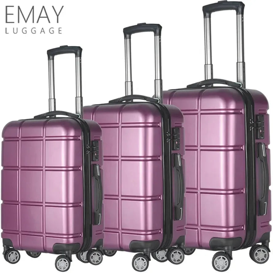 JMT-633610 5-Piece Hardside Luggage Set with Lightweight Spinner Wheels and Organiser Bags for Travel