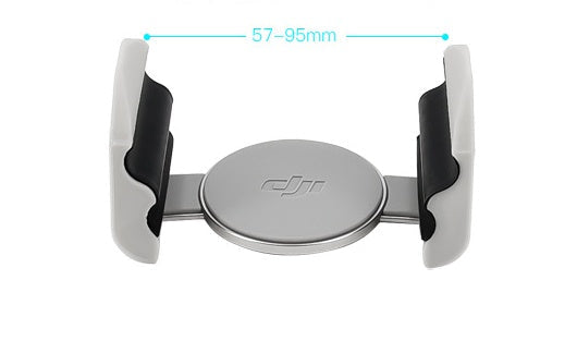JMT-633738 Magnetic Mobile Phone Buckle Extension Bracket - Gray & Black, 40x38mm, PLA Material