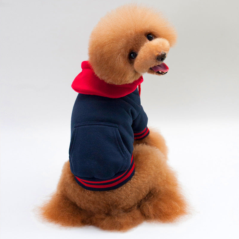 JMT-633802 Cozy Cotton Pet Hoodie with Adjustable Fit for Winter Wear