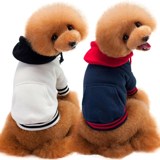 JMT-633802 Cozy Cotton Pet Hoodie with Adjustable Fit for Winter Wear