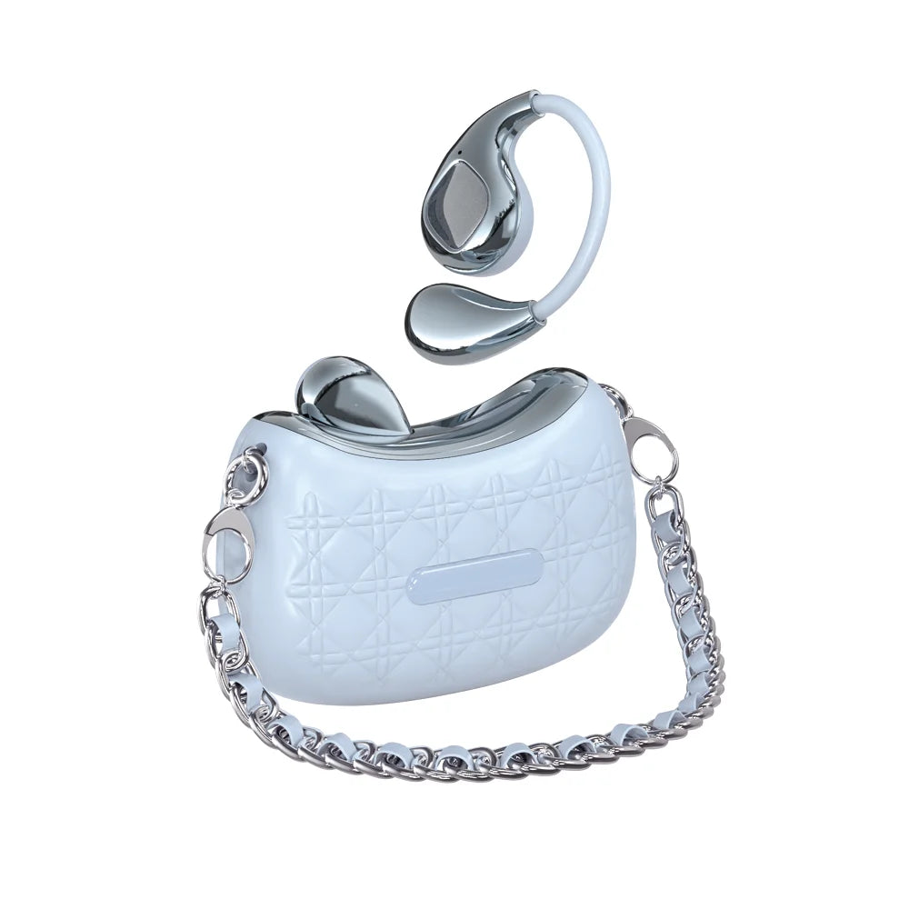 JMT-634058 YX46 Wireless Earbuds with LED Battery Indicator and Stylish Beauty Bag Case