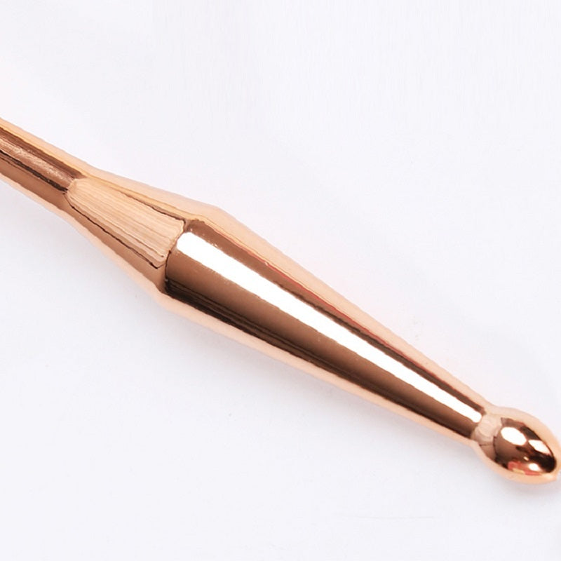 JMT-634314 Toothbrush Style Foundation Brush with Man-Made Fiber Bristles and Portable Plastic Handle