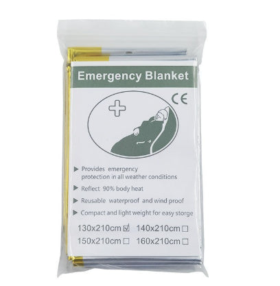 JMT-634890 Emergency Survival Kit with Life-Saving Thermal Blanket for Outdoor Situations