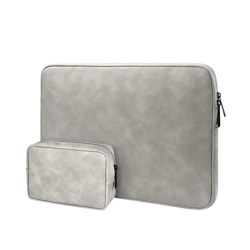 JMT-635018 Universal PU Leather Waterproof Laptop Sleeve with Customizable Logo for Men and Women