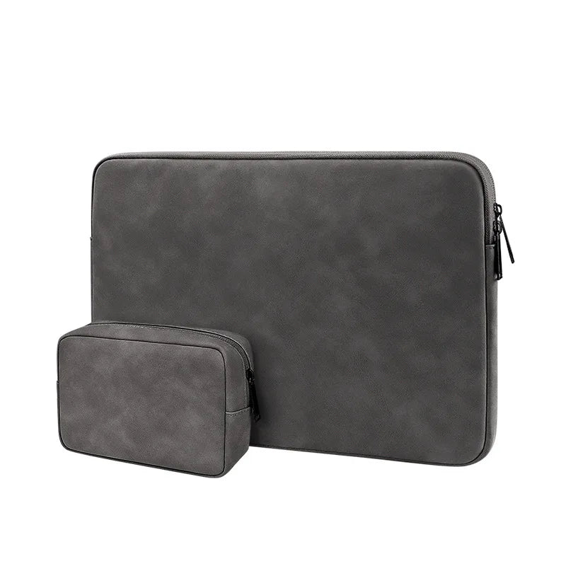 JMT-635018 Universal PU Leather Waterproof Laptop Sleeve with Customizable Logo for Men and Women