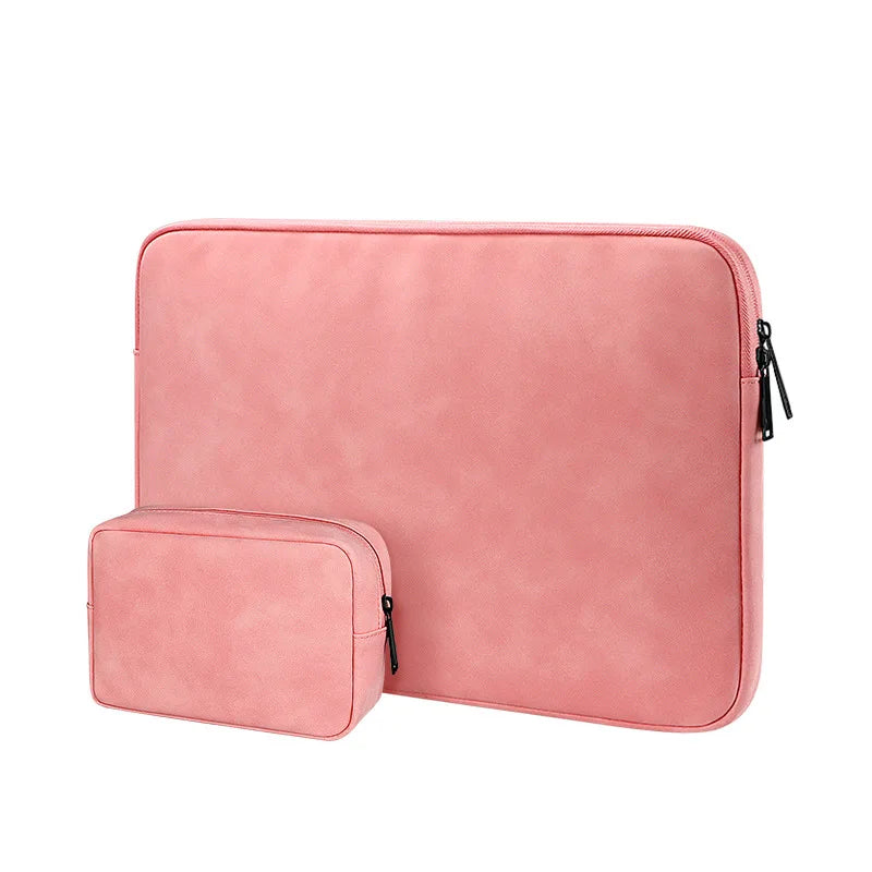 JMT-635018 Universal PU Leather Waterproof Laptop Sleeve with Customizable Logo for Men and Women