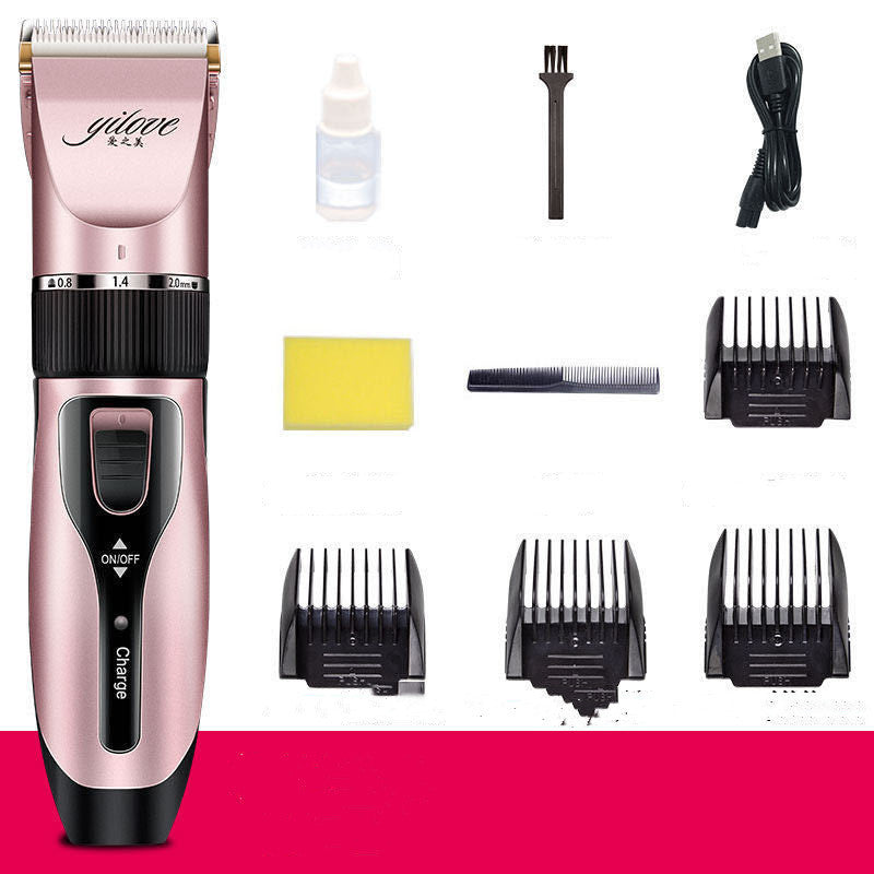 JMT-635338 Dual-Purpose Electric Hair Clipper Set with Ceramic Blades and Waterproof Design for Children and Adults