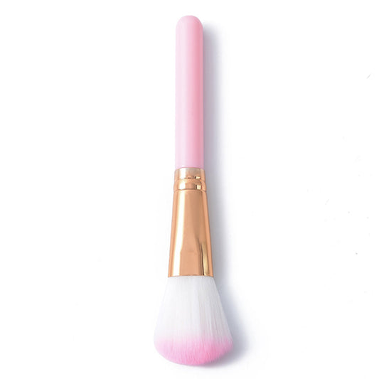 JMT-635466 Mini 5-Piece Makeup Brush Set with Short Plastic Handles and Soft Fiber Bristles