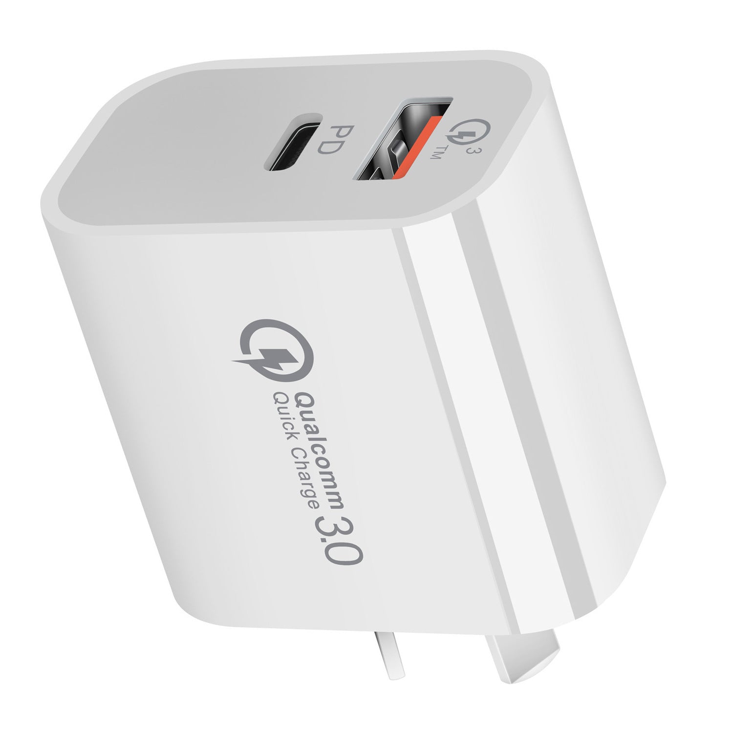 JMT-635530 18W Dual Port Australian Standard Charger with 2000mA Output, Compact Design