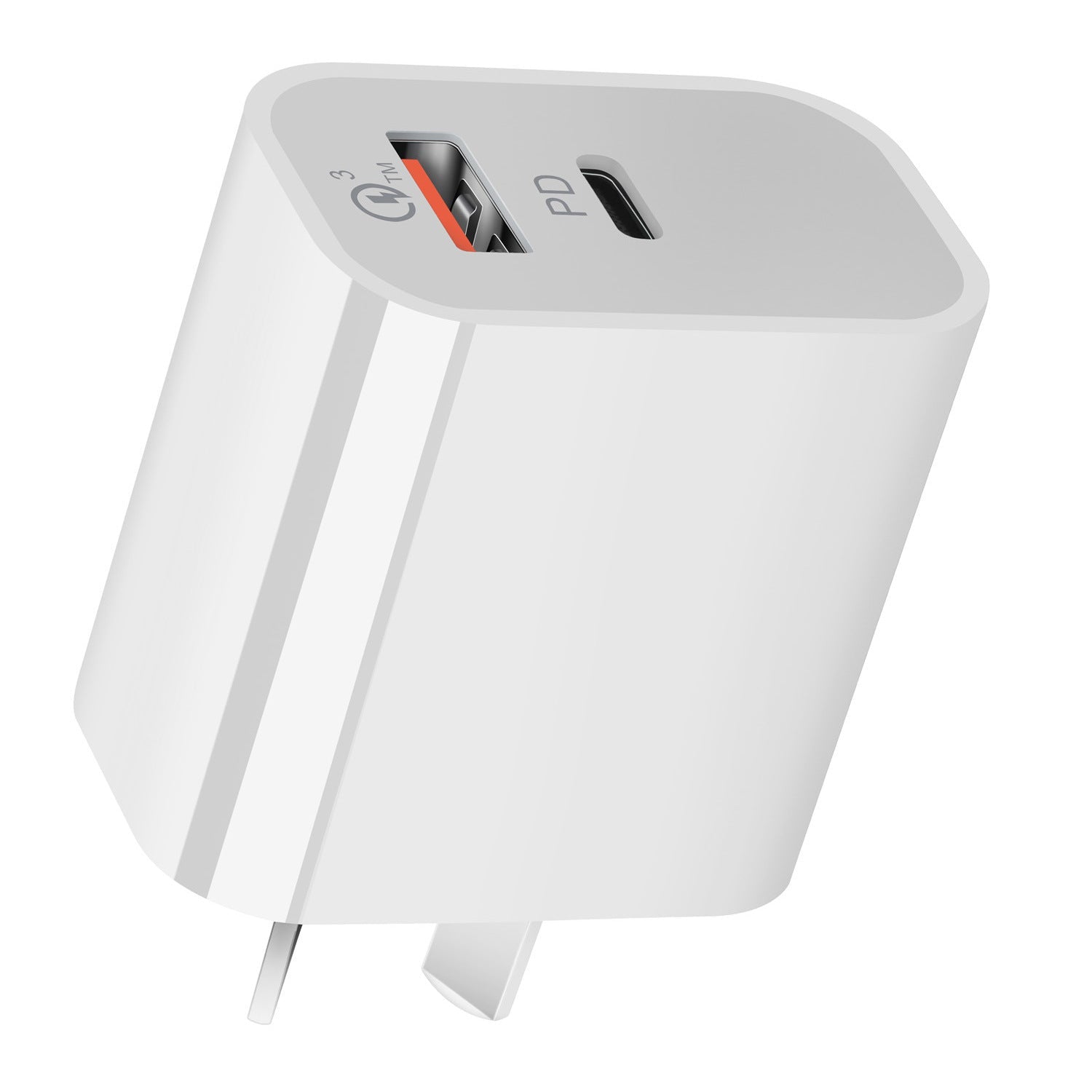 JMT-635530 18W Dual Port Australian Standard Charger with 2000mA Output, Compact Design