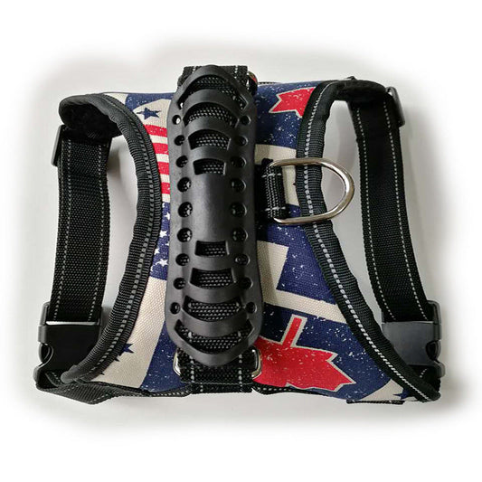 JMT-635530 Comfortable No-Strangle Dog Chest Strap Made of Oxford Cloth, EVA, and Mesh for All Dog Sizes