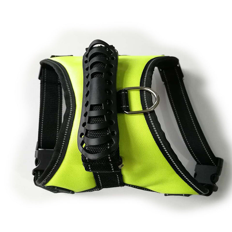 JMT-635530 Comfortable No-Strangle Dog Chest Strap Made of Oxford Cloth, EVA, and Mesh for All Dog Sizes