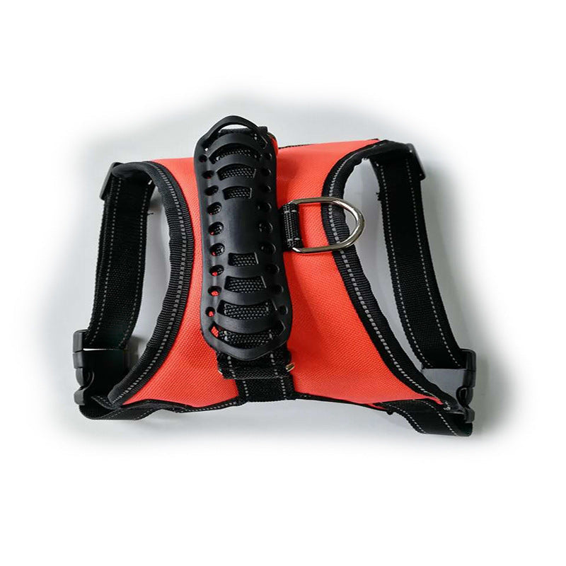 JMT-635530 Comfortable No-Strangle Dog Chest Strap Made of Oxford Cloth, EVA, and Mesh for All Dog Sizes