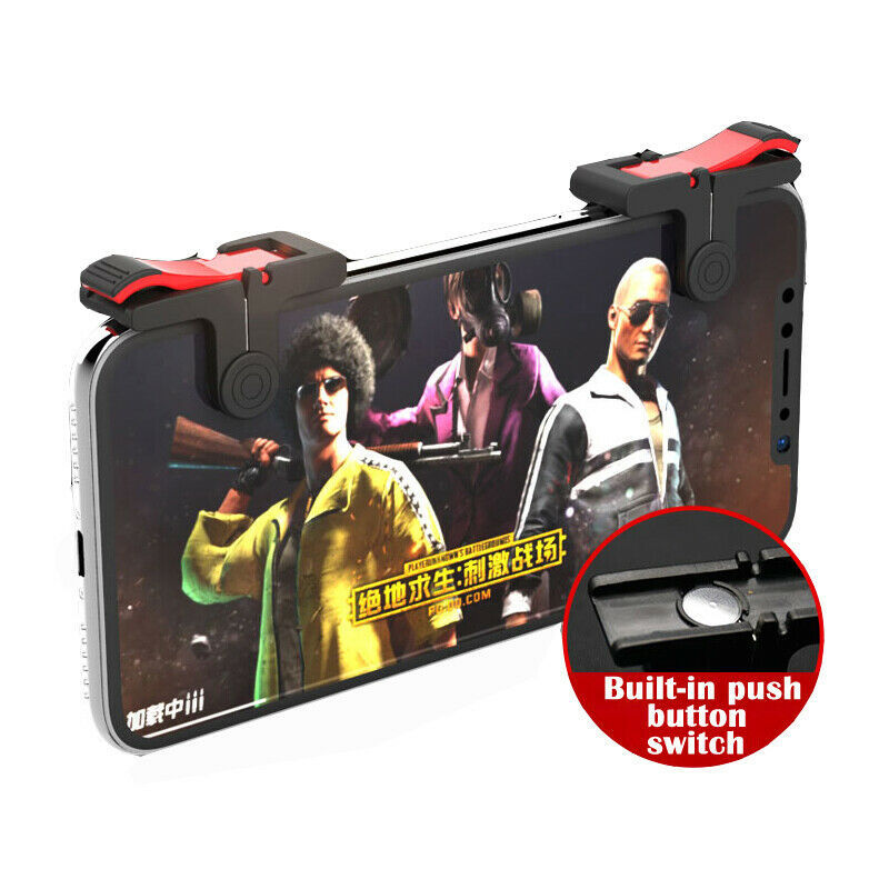JMT-635658 Game Controller Auxiliary Buttons - PS/2 Compatible Gamepad Accessories for Smartphones and Tablets, ABS+Metal Material