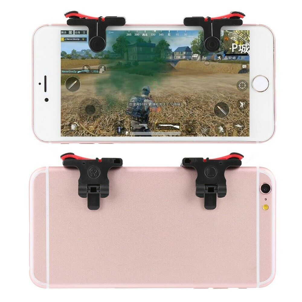 JMT-635658 Game Controller Auxiliary Buttons - PS/2 Compatible Gamepad Accessories for Smartphones and Tablets, ABS+Metal Material