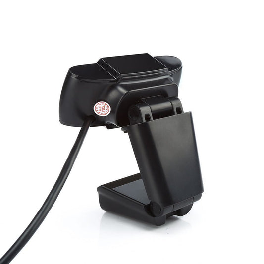 JMT-635722 High-Definition USB 2.0 Webcam with 800,000 Pixels CMOS Sensor in Black and Orange