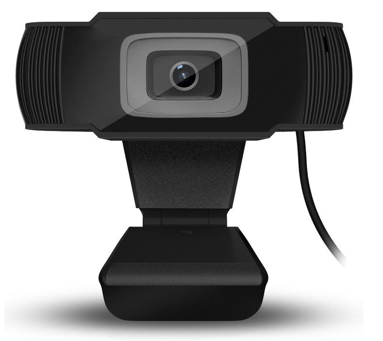 JMT-635722 High-Definition USB 2.0 Webcam with 800,000 Pixels CMOS Sensor in Black and Orange