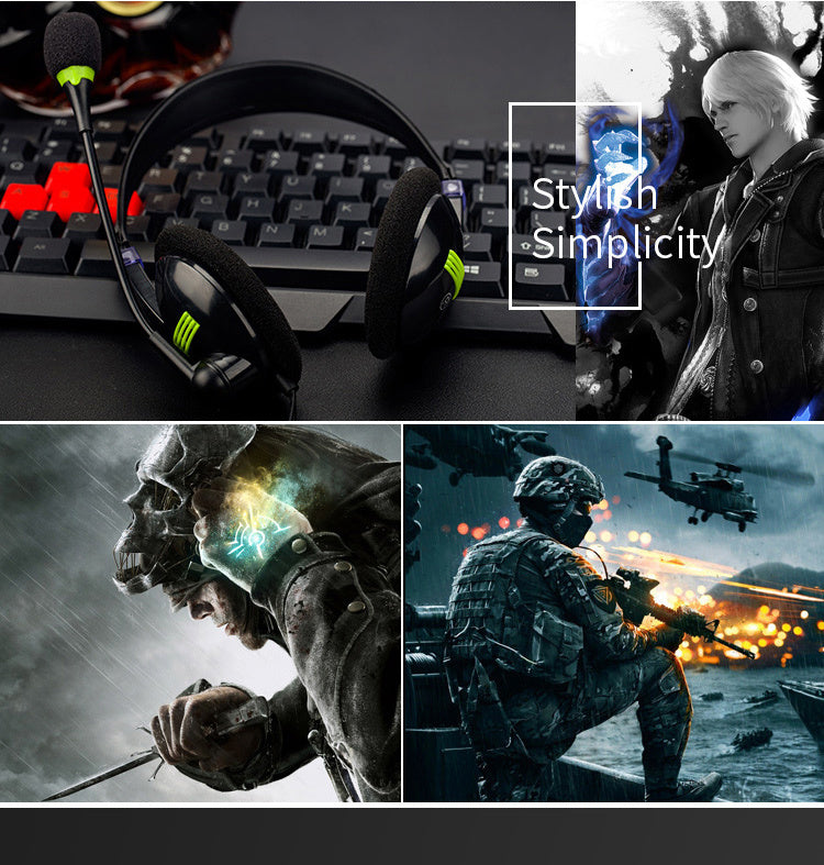 JMT-635850 Comfortable Stereo Office Headset with Noise-Canceling Microphone and Adjustable Design