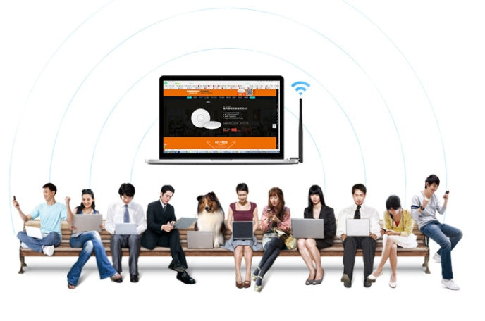 JMT-636362 USB 2.0 Mini WiFi Adapter, 300 Mbps Wireless Receiver with 802.11n Support