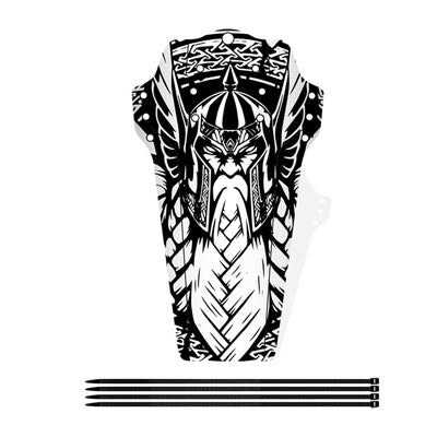 JMT-636554 Universal Mountain Bike Mudguard with Carbon Fiber Pattern Design