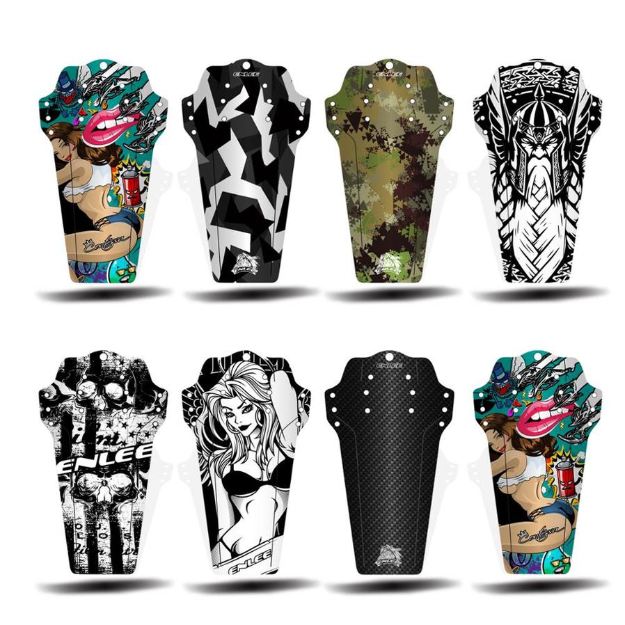 JMT-636554 Universal Mountain Bike Mudguard with Carbon Fiber Pattern Design