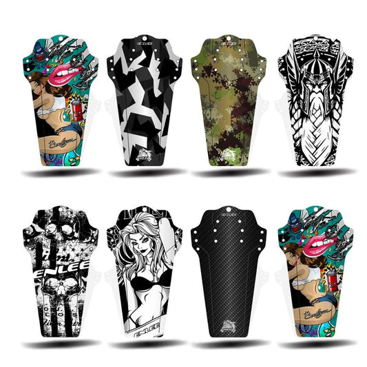 JMT-636554 Universal Mountain Bike Mudguard with Carbon Fiber Pattern Design