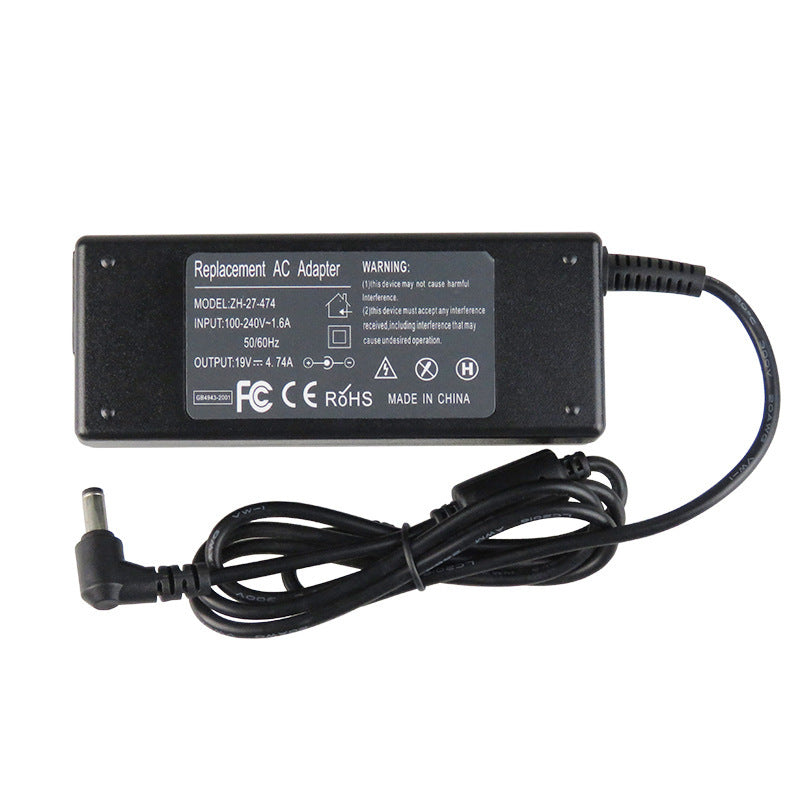 JMT-636682 90W Universal Notebook Power Adapter with 20 DC Heads for Laptops, Monitors, and Tablets