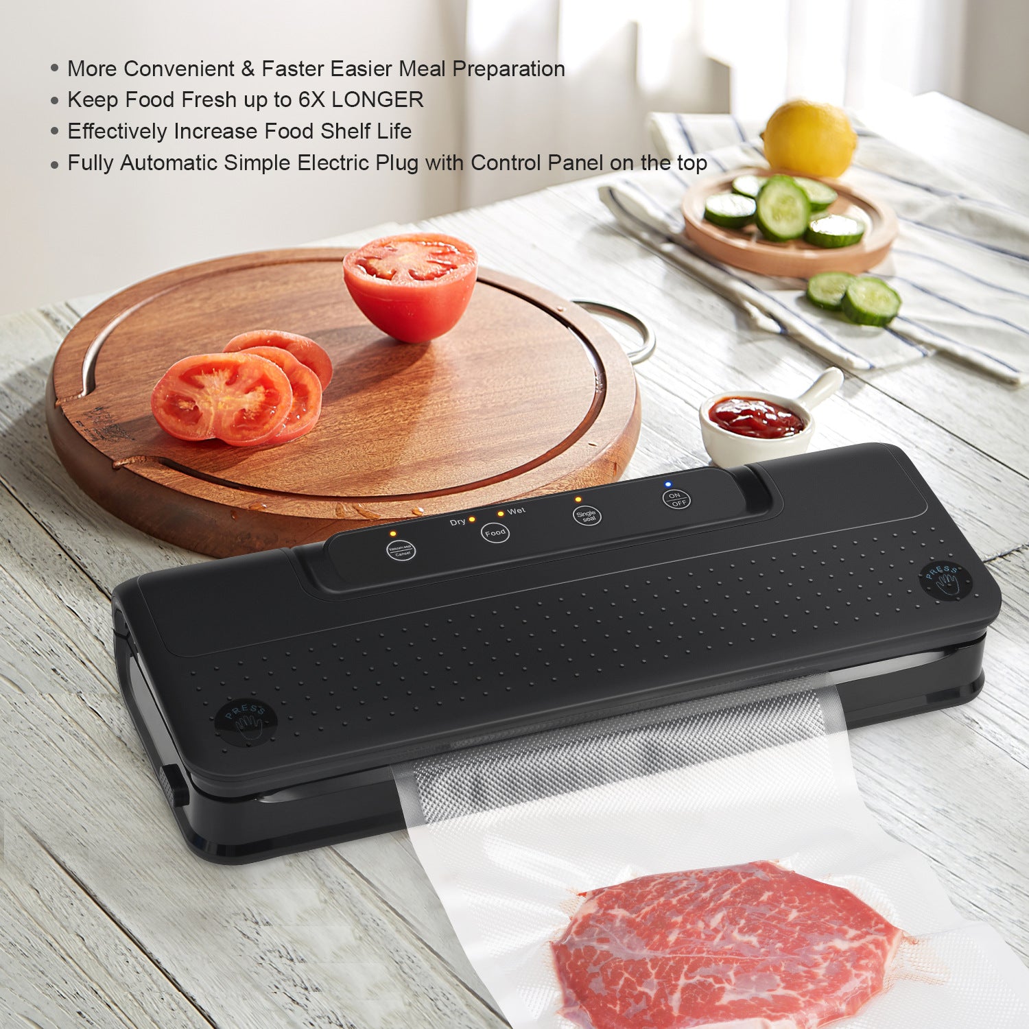 JMT-637002 Vacuum Sealing Machine for Food Preservation and Storage