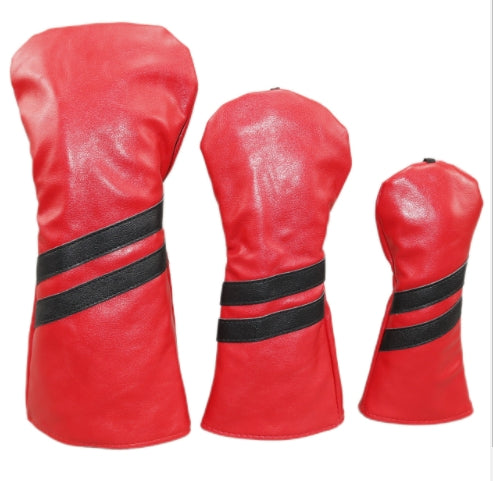 JMT-637194 Wood Rod Head Cover with Two Oblique Strips - Available in Multiple Colors and Quick Delivery