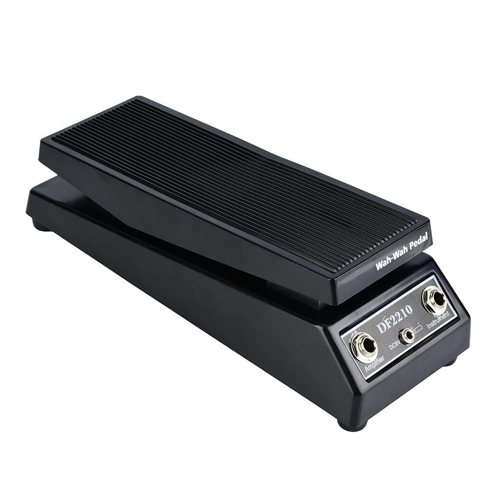JMT-637514 Classic Wah Pedal - Black, 9V Power, 3.5mm Jack, Compact Design