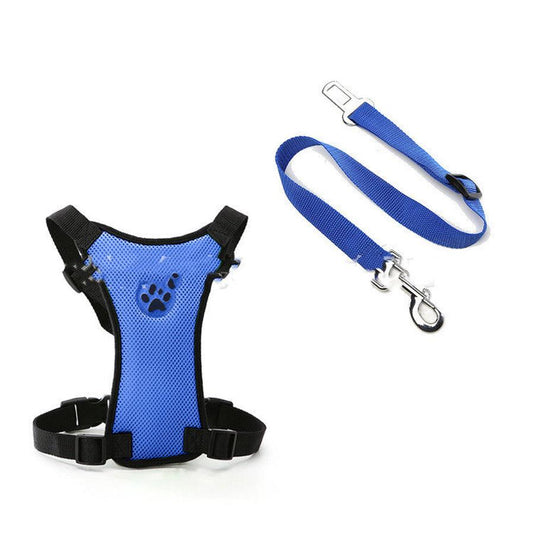 JMT-637834 Customizable Mesh Chest Harness with PP Seat Belts in Multiple Colors and Sizes S, M, L