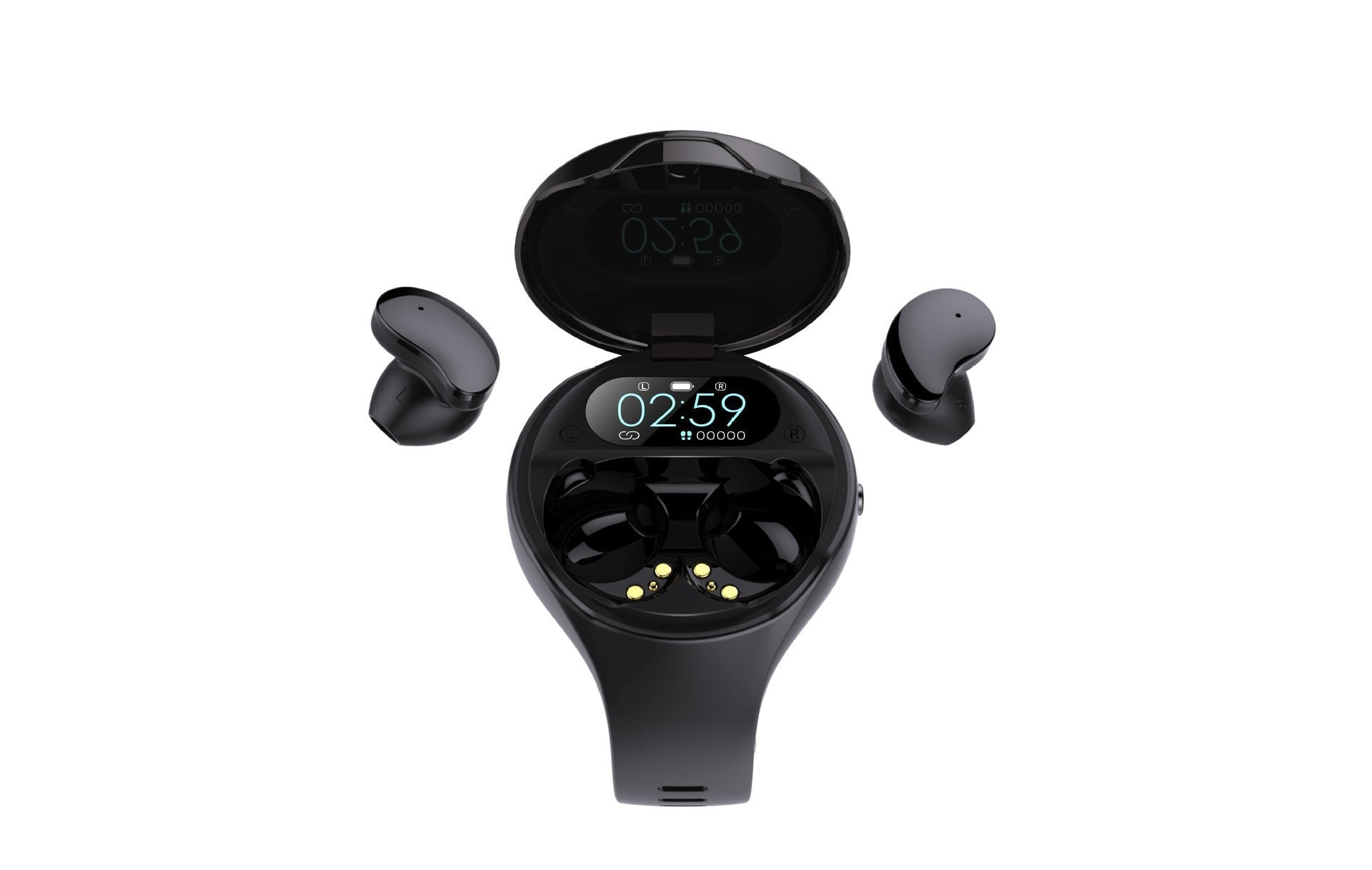 JMT-637834 Sports Bluetooth Headset and Smart Watch Combo - Durable ABS Construction with Sleek Design