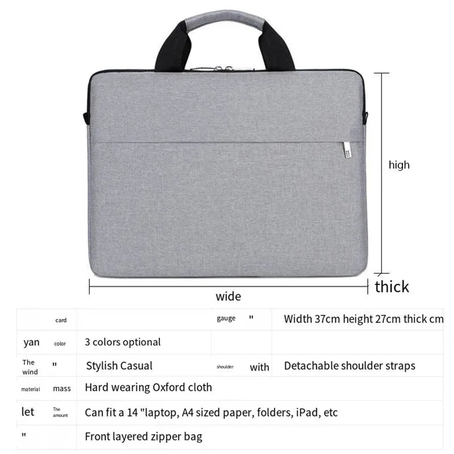 JMT-637898 Personalised Women's Tote Bag for Office Use - Stylish Laptop Messenger Bag with Sleeve Cover