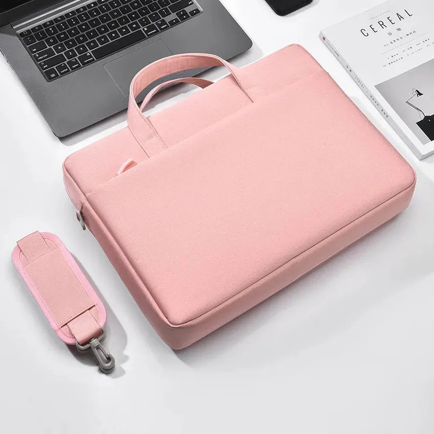 JMT-637898 Personalised Women's Tote Bag for Office Use - Stylish Laptop Messenger Bag with Sleeve Cover