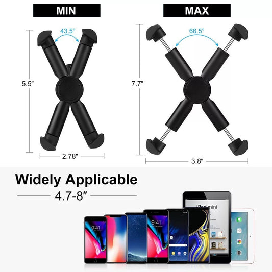 JMT-638346 Universal Motorcycle and Bicycle Mobile Phone Holder - Adjustable Bracket for Outdoor Use