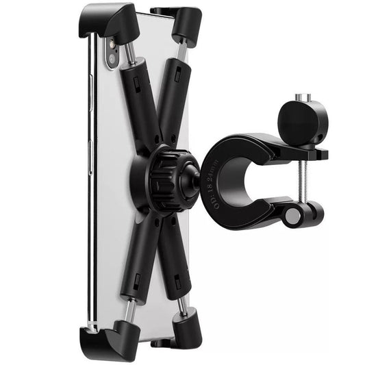 JMT-638346 Universal Motorcycle and Bicycle Mobile Phone Holder - Adjustable Bracket for Outdoor Use