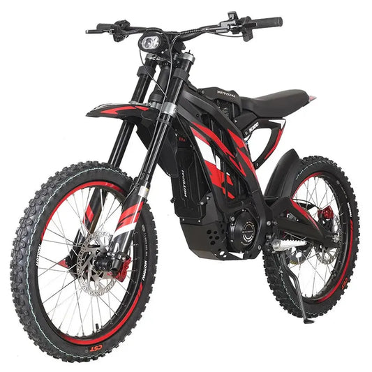 JMT-638410 Electric Battery-Powered Off-Road Dirt Bike for Adults – Ideal for Motocross and Trail Riding , Top Speed 27.9 mph