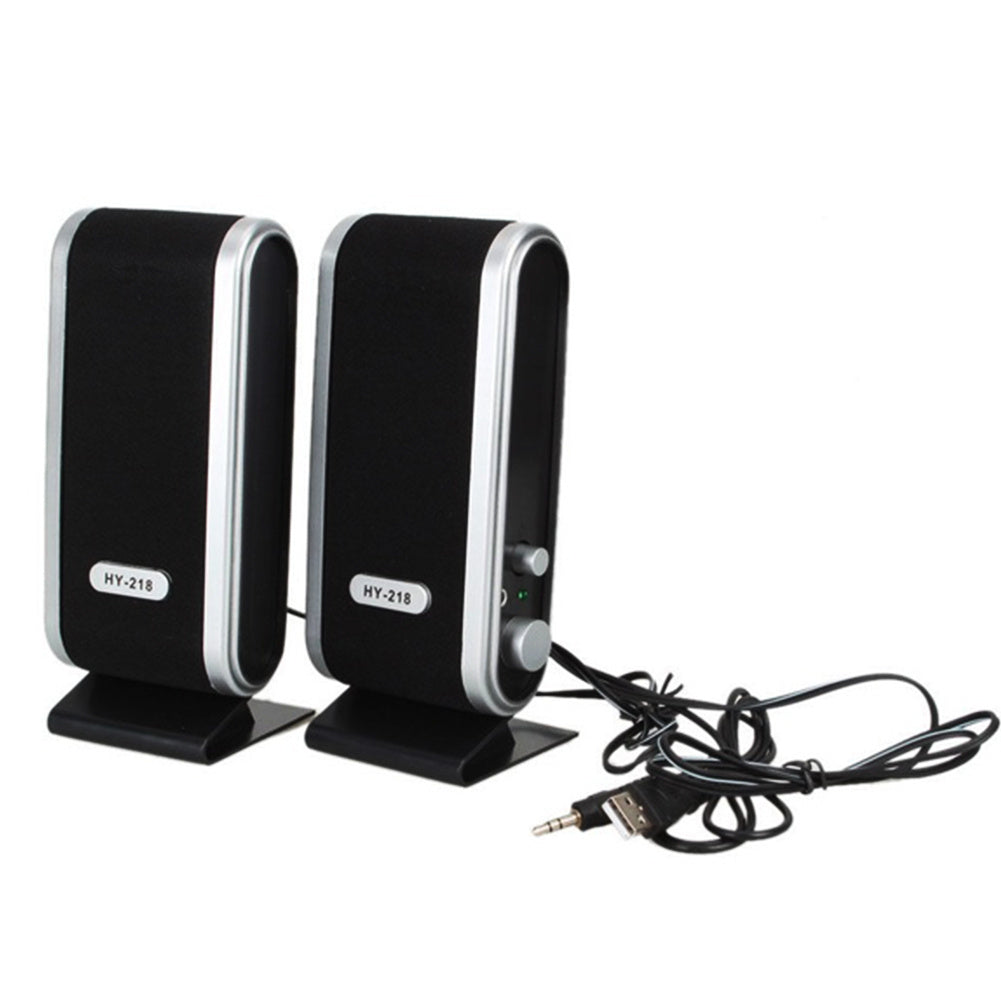JMT-638666 Compact USB Mini Speaker with 2x3W Output Power and 150Hz-20kHz Frequency Response