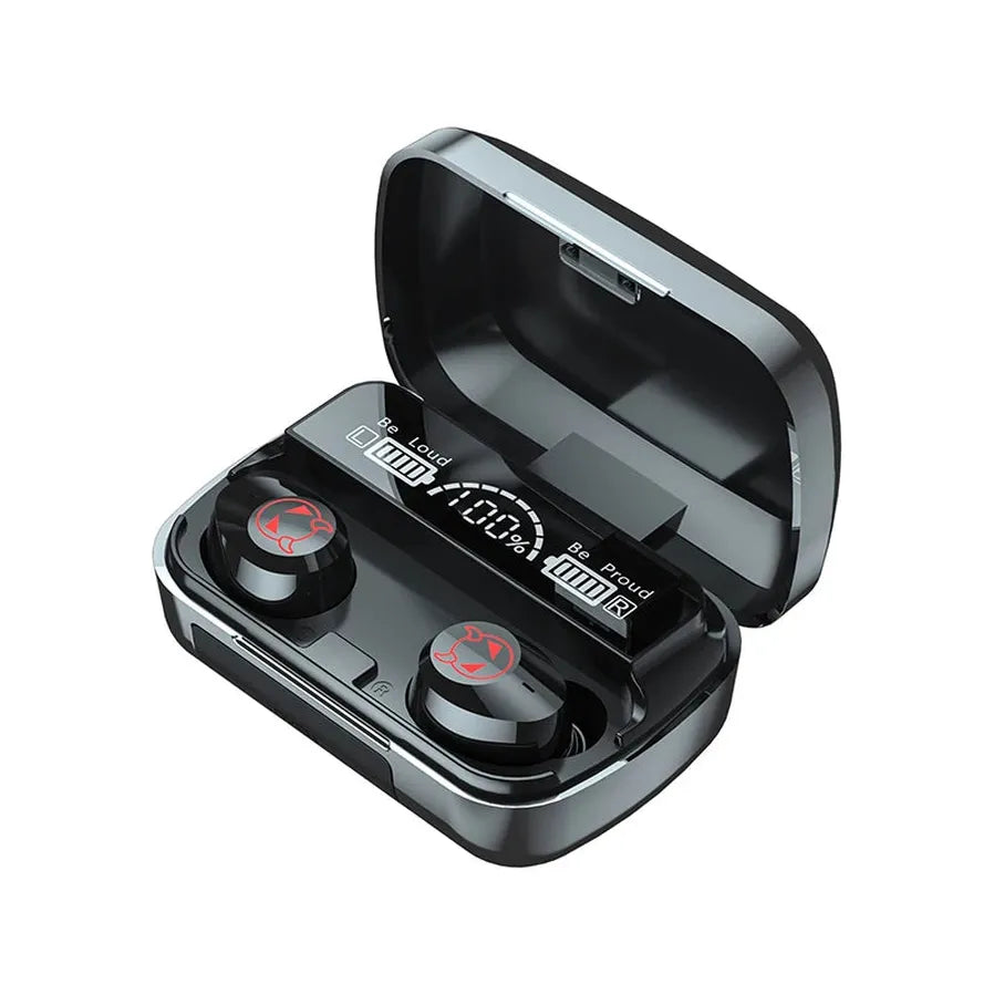 JMT-638666 Waterproof In-Ear Sports Earbuds with Touch Control and LED Display - TWS True Wireless Earphones