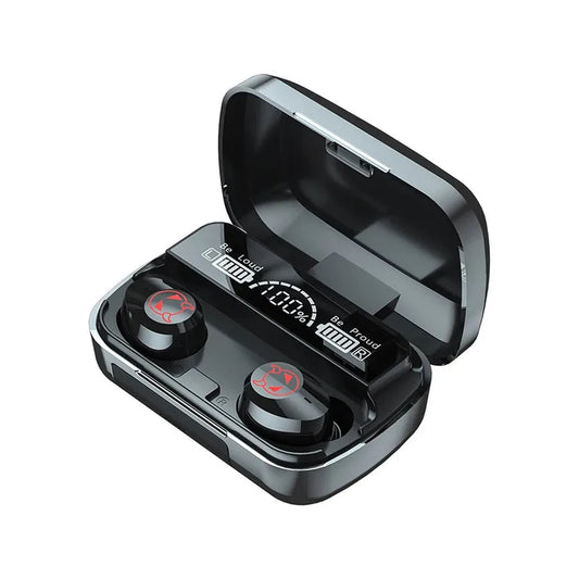 JMT-638666 Waterproof In-Ear Sports Earbuds with Touch Control and LED Display - TWS True Wireless Earphones