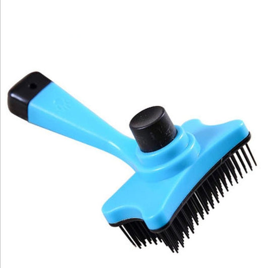 JMT-638730 Pet Cleaning and Grooming Comb for Dogs and Cats - 12.5cm Plastic Design, Multiple Colors Available