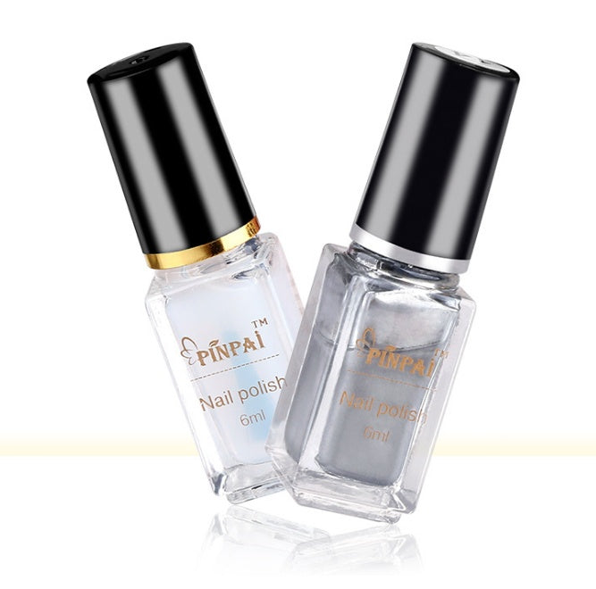 JMT-638794 Mirror Silver Nail Polish - 6ml Environmental Formula for Stunning Manicures