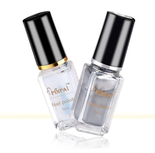 JMT-638794 Mirror Silver Nail Polish - 6ml Environmental Formula for Stunning Manicures