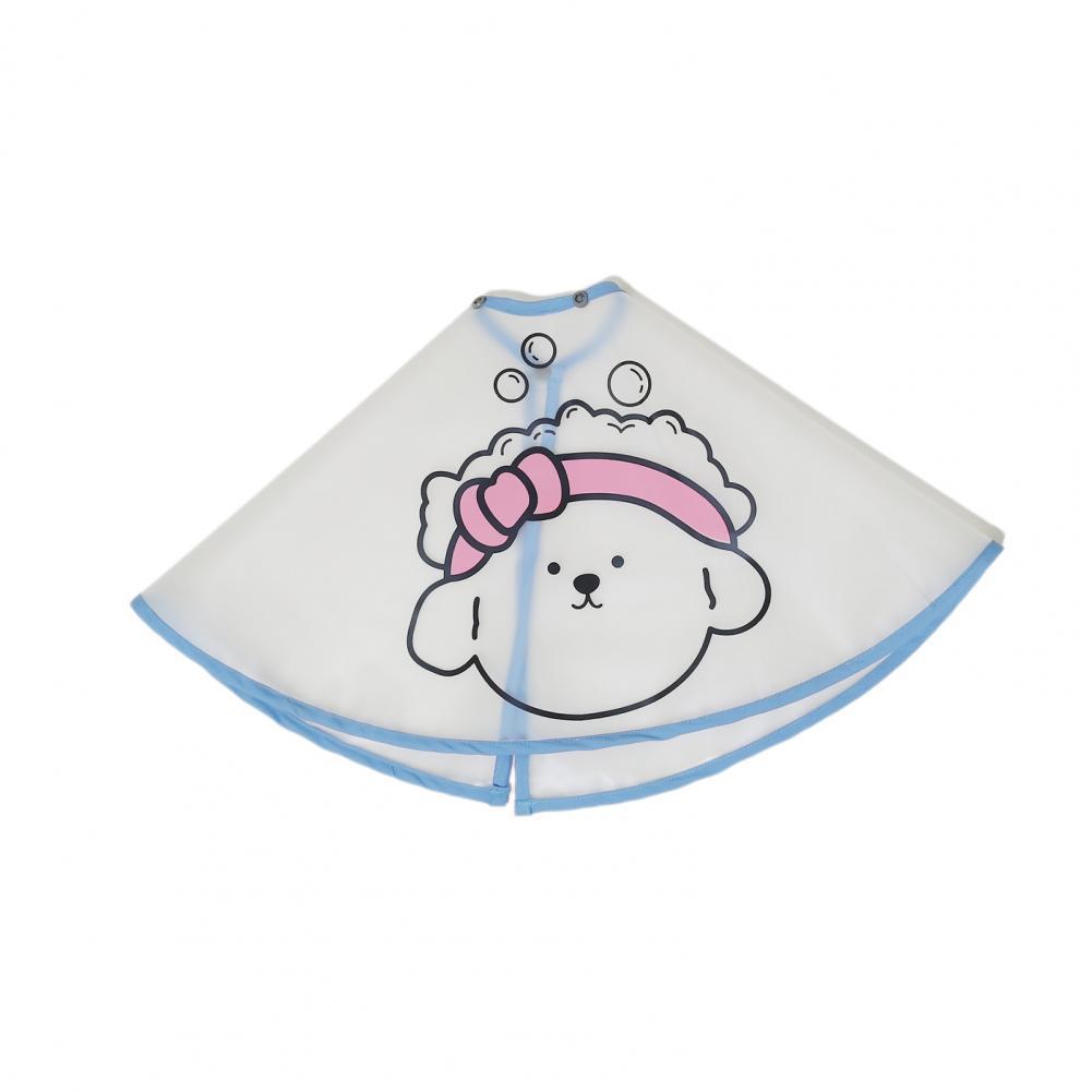 JMT-639114 Adjustable Waterproof Pet Cloak with Cartoon Print for Dog Grooming