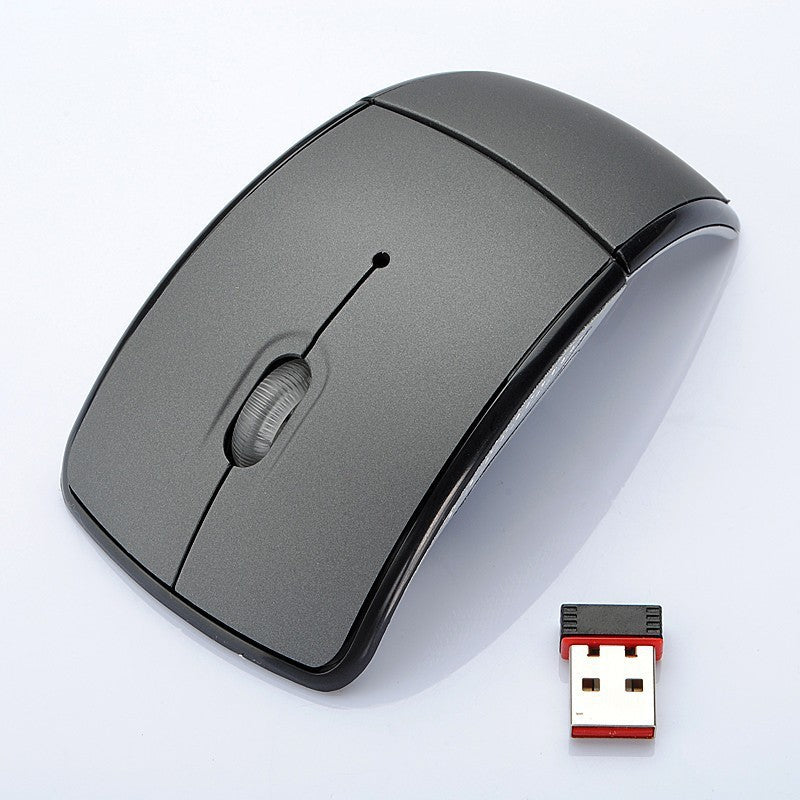 JMT-639114 Folding Wireless Optical Mouse with 1600 DPI and 10m Range in Multiple Colors