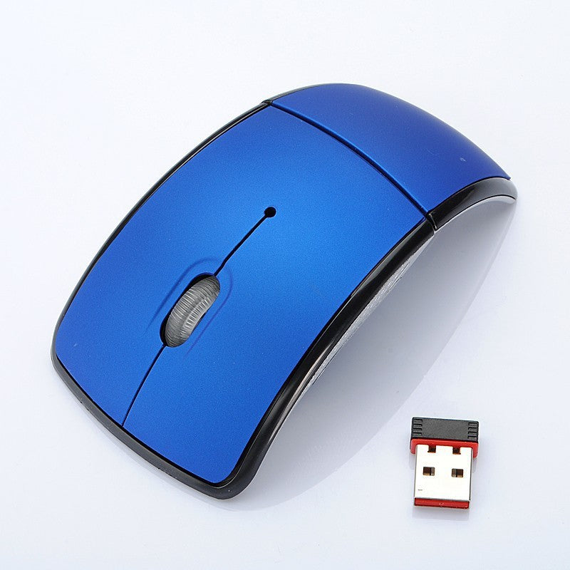 JMT-639114 Folding Wireless Optical Mouse with 1600 DPI and 10m Range in Multiple Colors