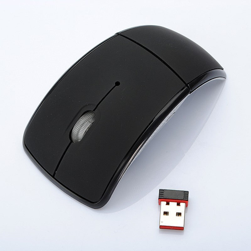 JMT-639114 Folding Wireless Optical Mouse with 1600 DPI and 10m Range in Multiple Colors