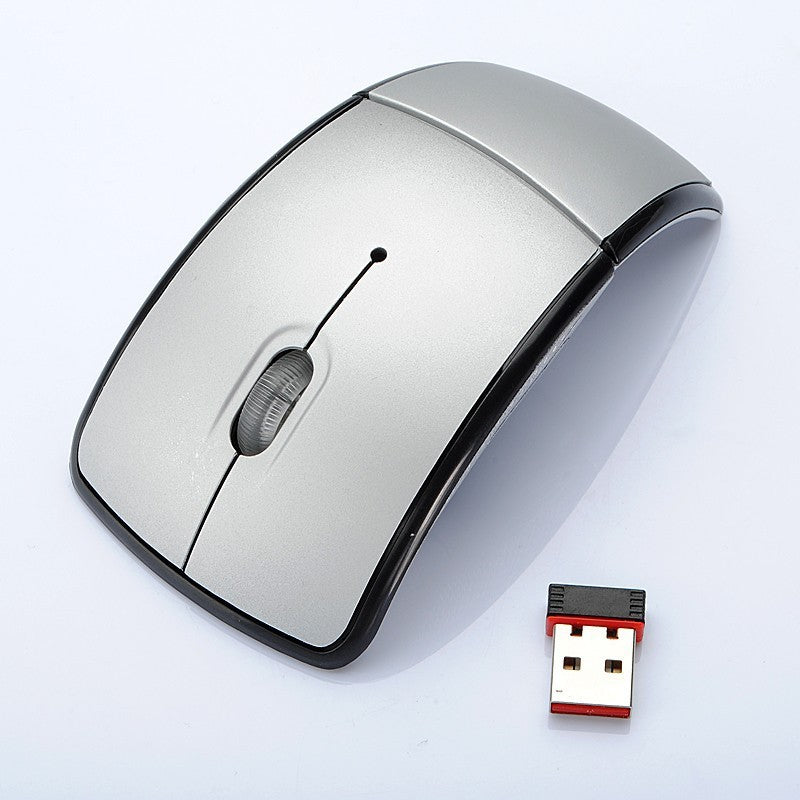 JMT-639114 Folding Wireless Optical Mouse with 1600 DPI and 10m Range in Multiple Colors